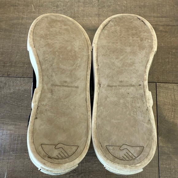 Stepney Workers Club Hi-Top Canvas Sneakers Casual Shoes Black White Sz 38 - Picture 8 of 16